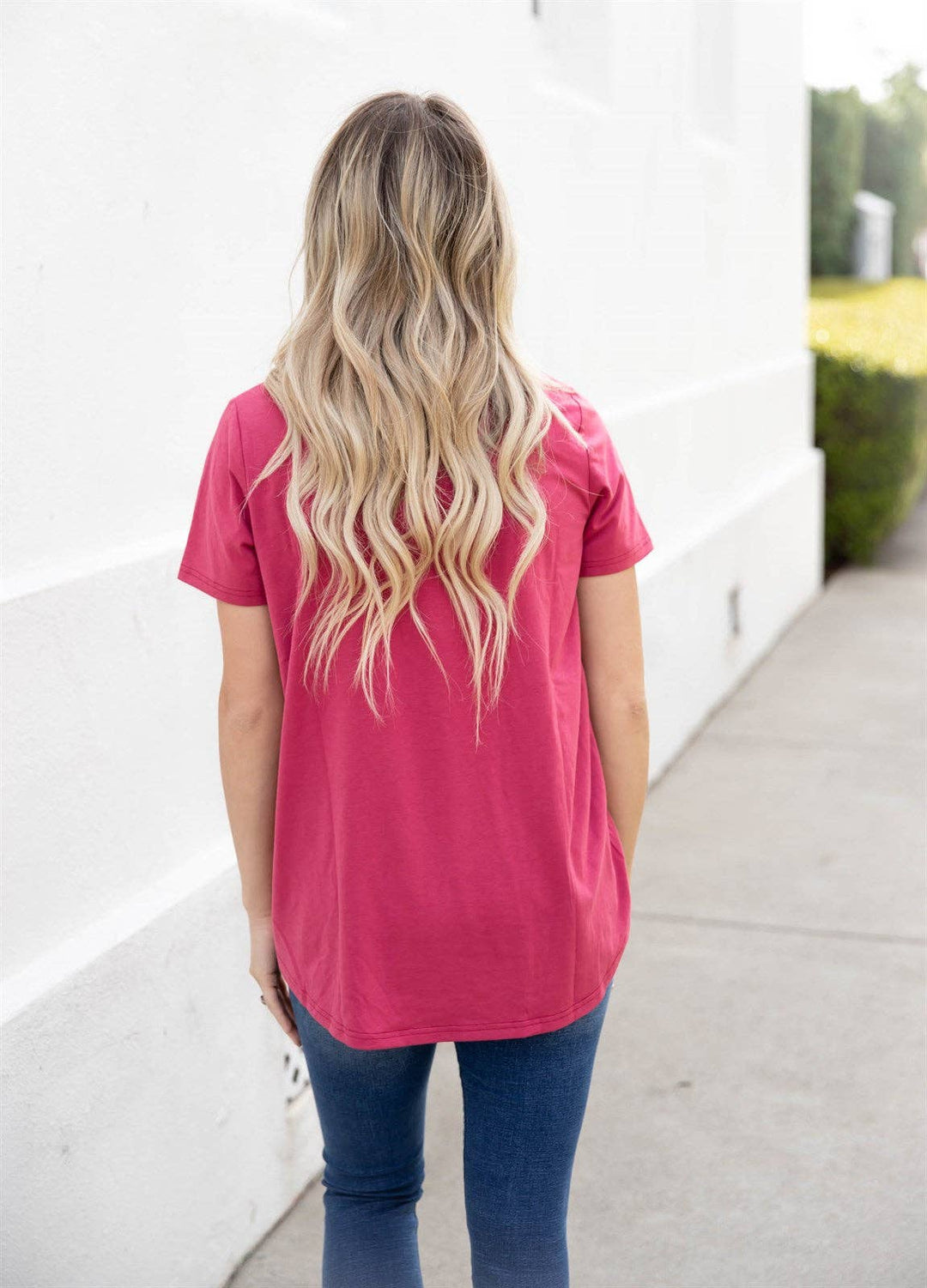 Mesh V-neck Bliss Top