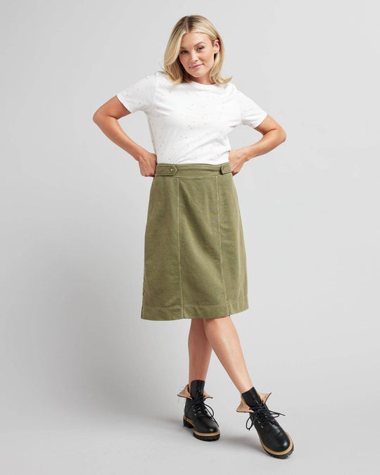 Presley Cotton Midi Skirt