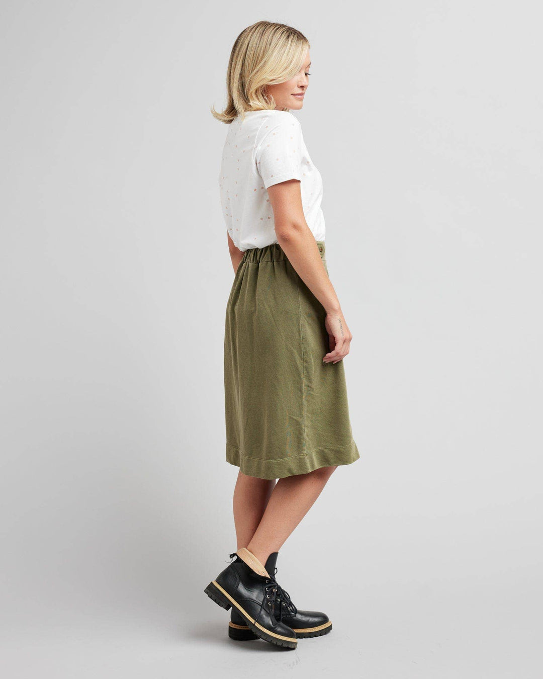 Presley Cotton Midi Skirt