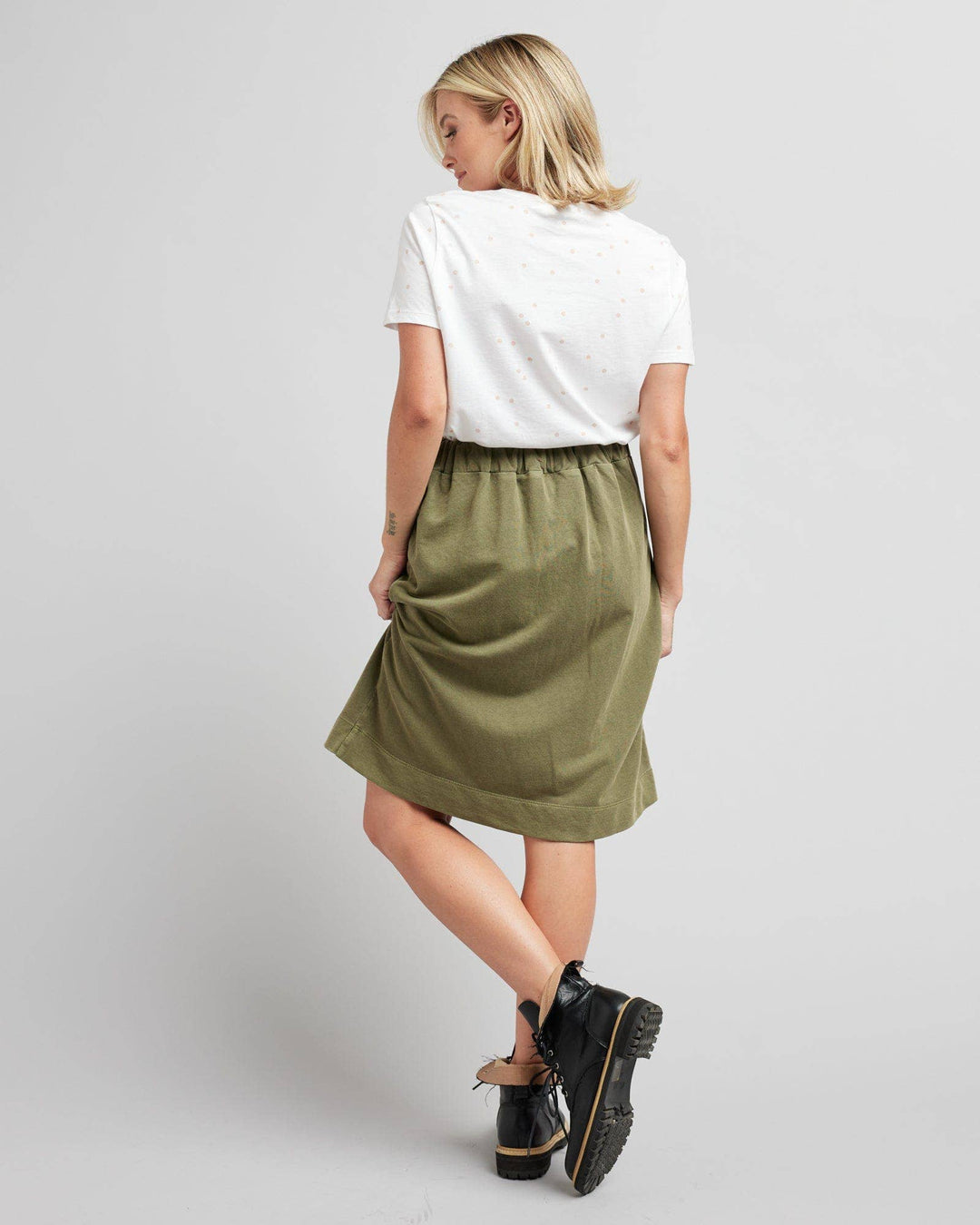 Presley Cotton Midi Skirt