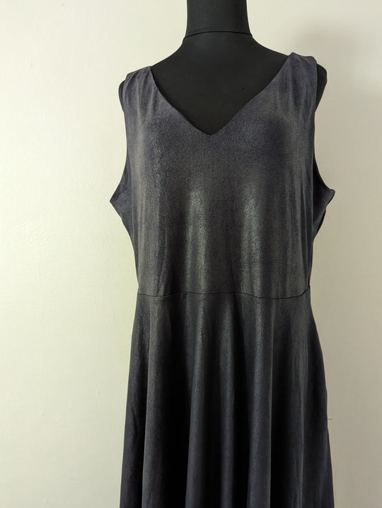 Fit & Flare Dress Faux Leather Last ones!