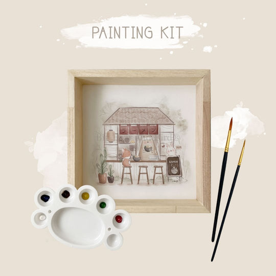 Painting Kit with Big Bear and Bird