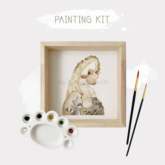 Painting Kit with Big Bear and Bird