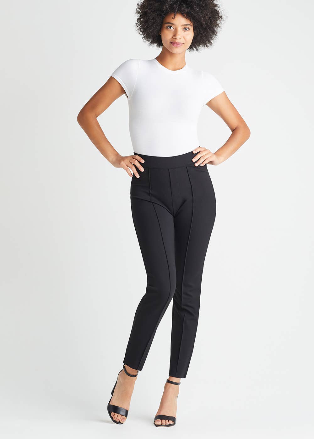 Ponte Slim Straight Leg Pant