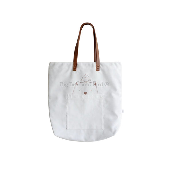 Big Bear and Bird Classic Tote Hand Bag