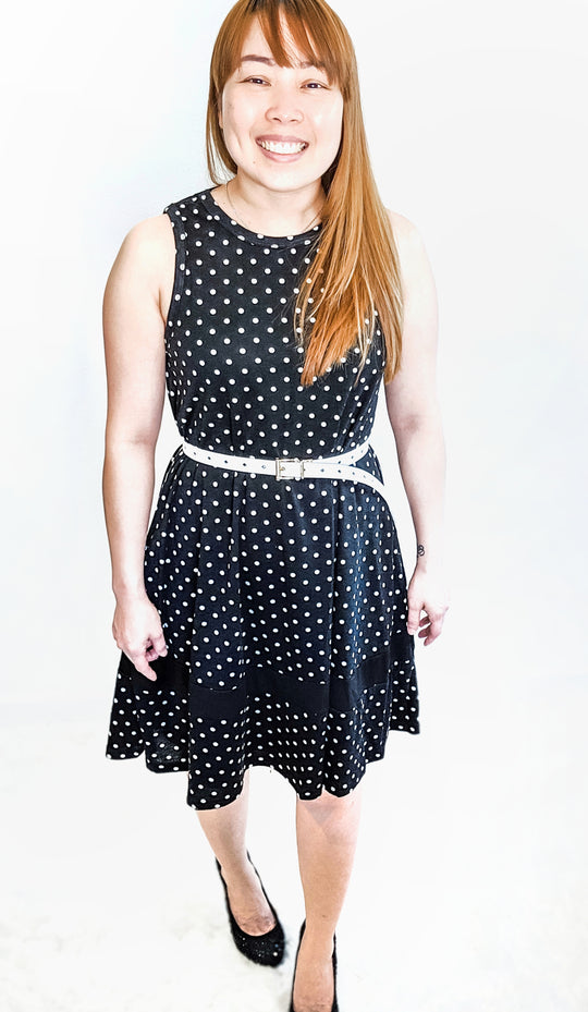 Sleeveless Swing Dress Polka Dot Last ones!