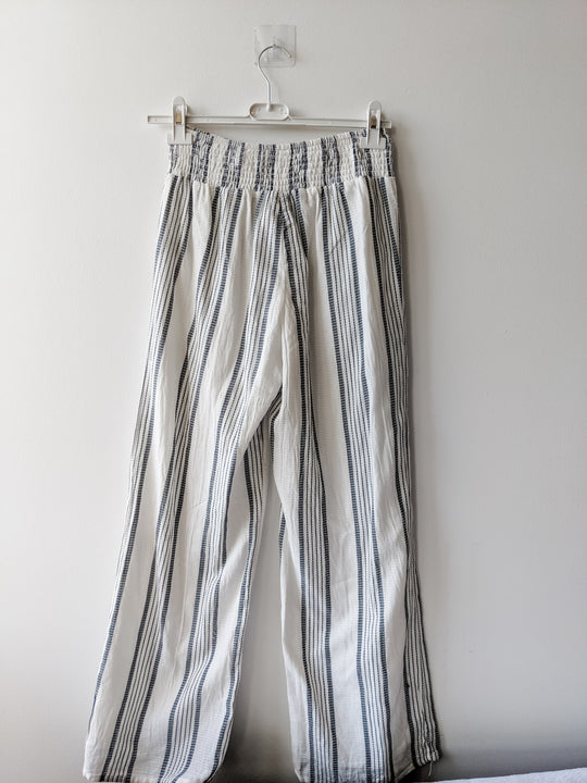 Simone White and Black Stripe Linen Pants Last Ones!