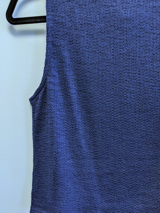 Lou Knit Crop Tank in Navy Last ones!