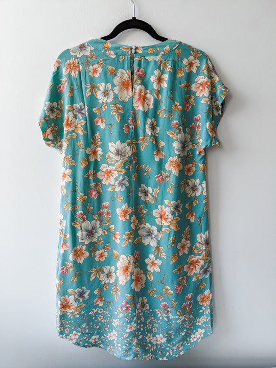 Shift Dress in Mint Floral Last Ones!