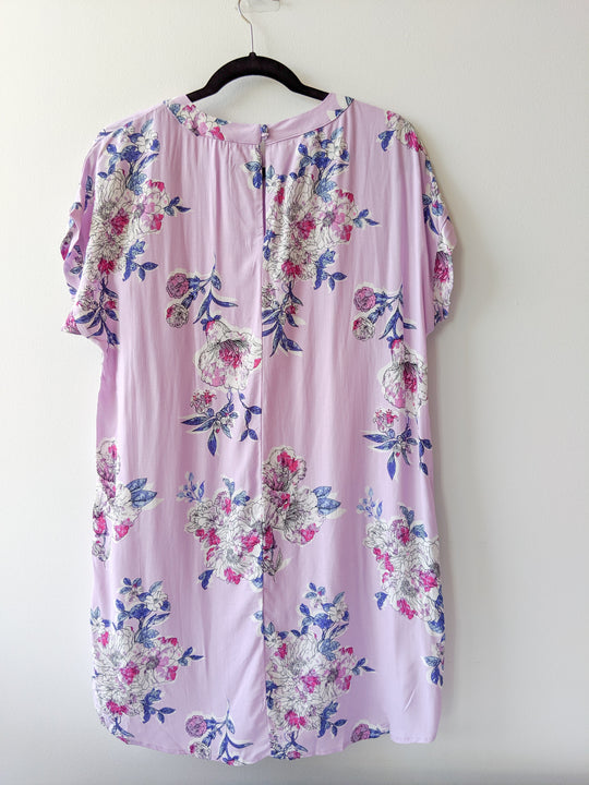 Shift Dress in Lavender Floral Last Ones!