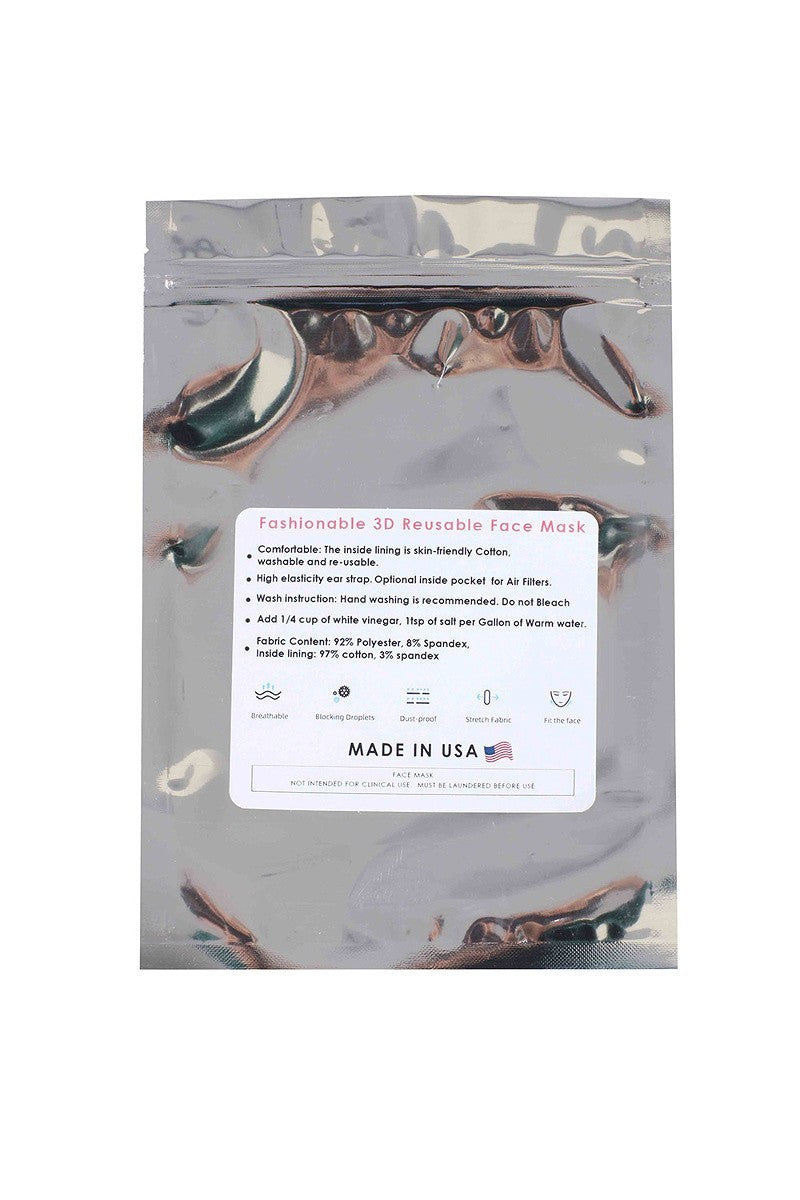 Face Mask Camo Poly Cotton Spandex