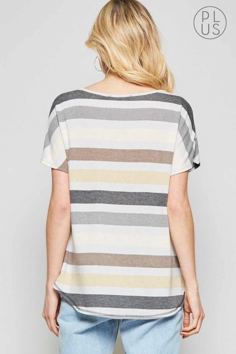 Raglan Top V-Neck Size 1X, 2X Last ones!