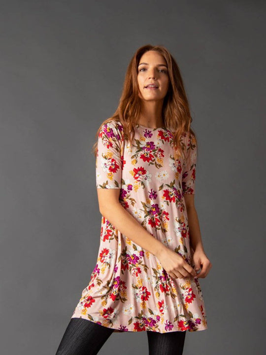 Swing Tunic Organic Girl Rose Gold