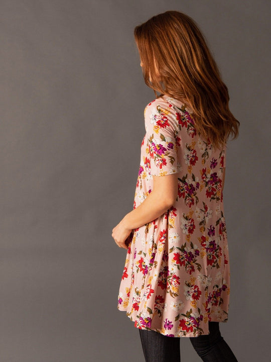 Swing Tunic Organic Girl Rose Gold