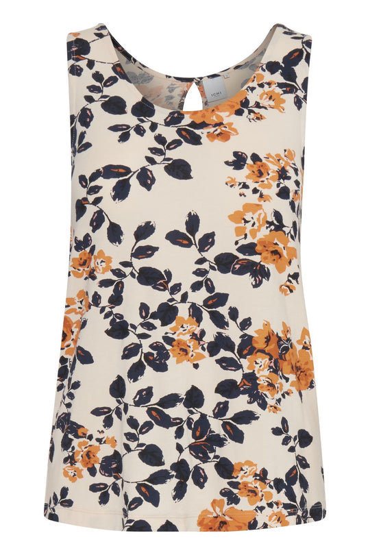 IHLISA Knit Tank Top in Floral Bisque Prints