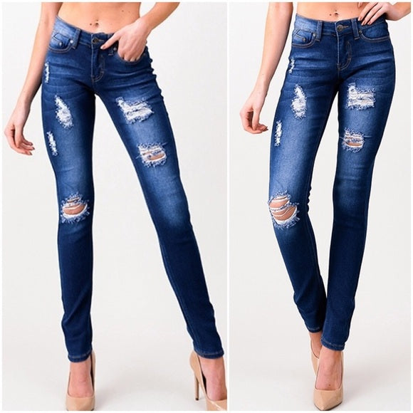 Distressed Denim Jeans Last ones!