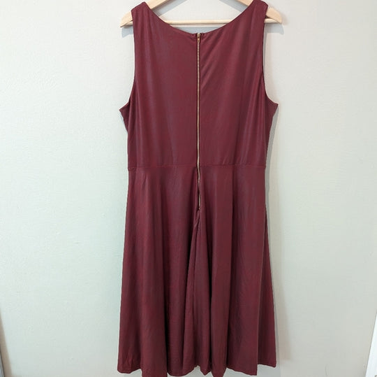 Fit & Flare Dress Faux Leather Last ones!