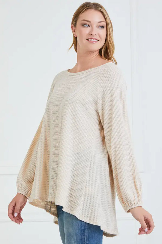 Waffle Knit Longsleeve top