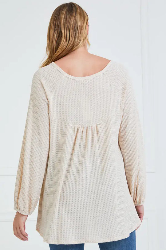 Waffle Knit Longsleeve top